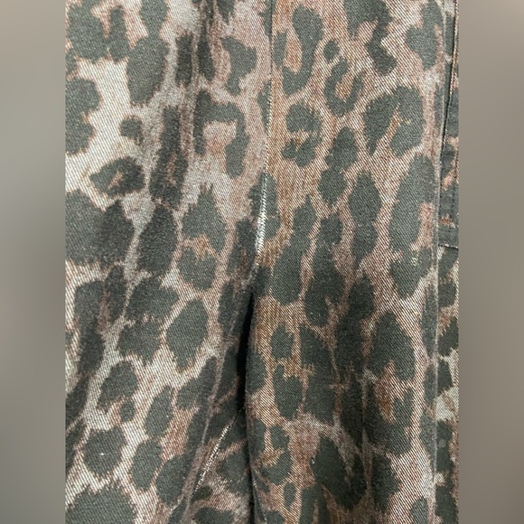 Johnny Was Shuri Cargo Pant Leopard Print Brown Size Medium - Picture 8 of 13